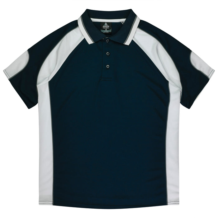 Murray Kids Polos - NAVY/WHITE
