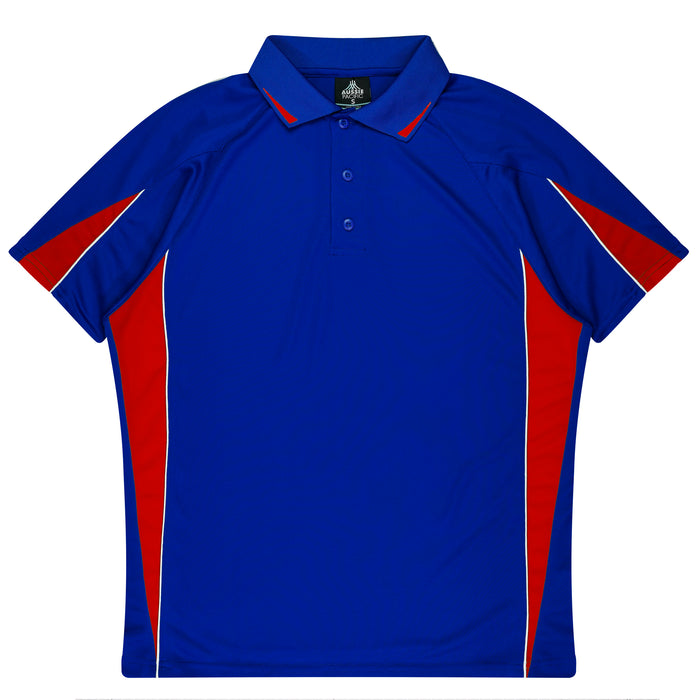 Eureka Kids Polos - ROYAL/RED