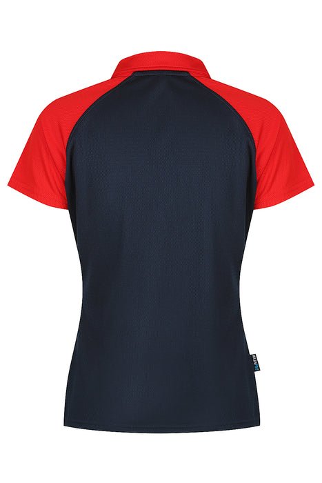 Manly Lady Polos - NAVY/RED