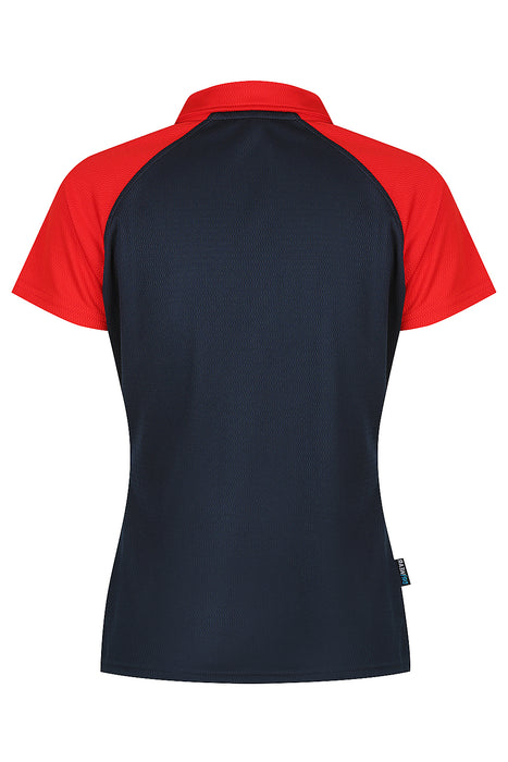 Manly Lady Polos - NAVY/RED