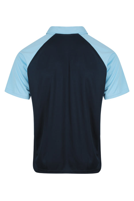Manly Mens Polos - NAVY/SKY