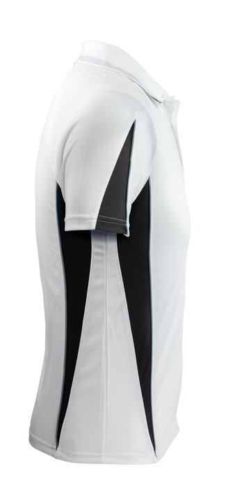 Eureka Mens Polos - WHITE/BLACK