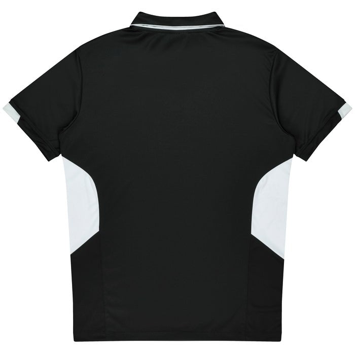 Tasman Kids Polos - BLACK/WHITE
