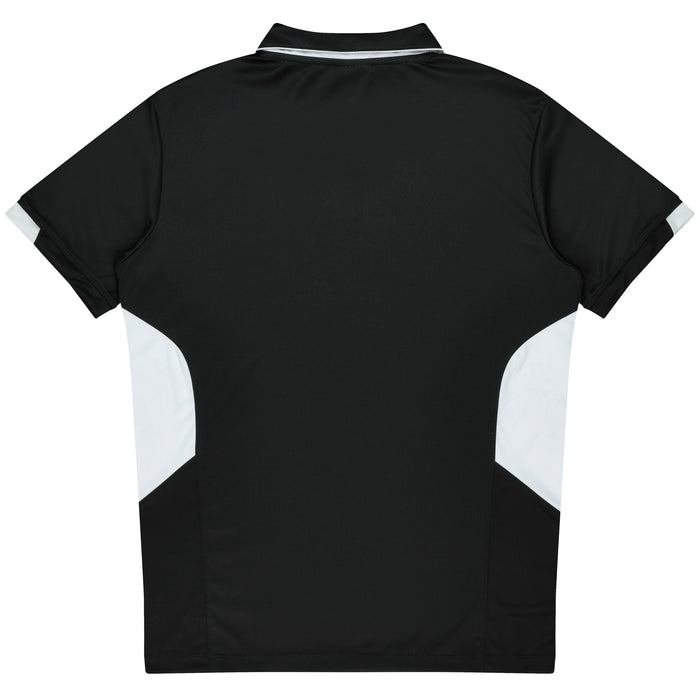 Tasman Kids Polos - BLACK/WHITE
