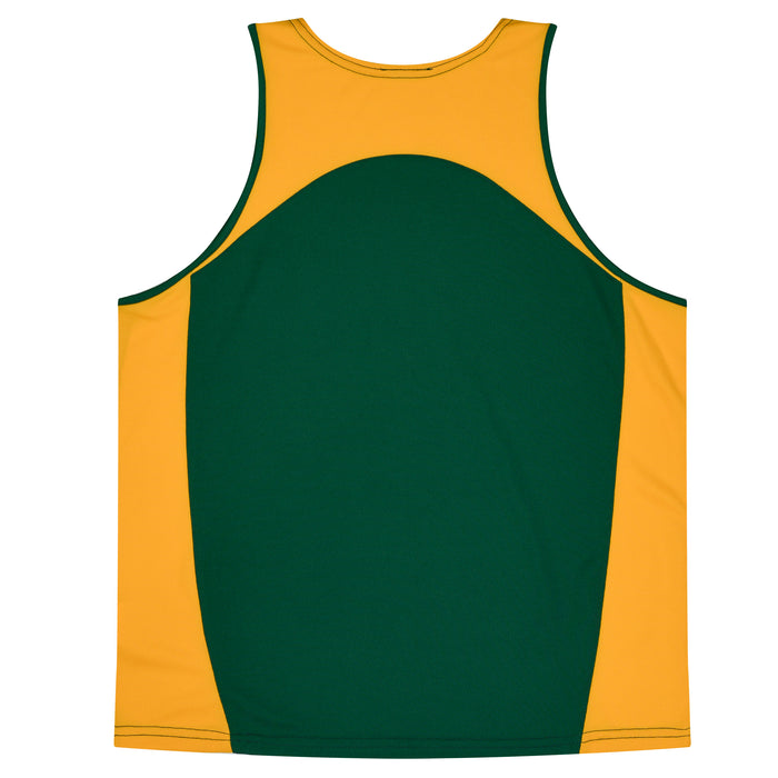 Premier Kids Singlets - BOTTLE/GOLD