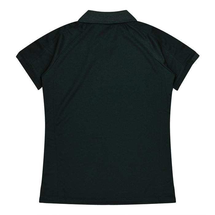 Flinders Lady Polos - BLACK/RED