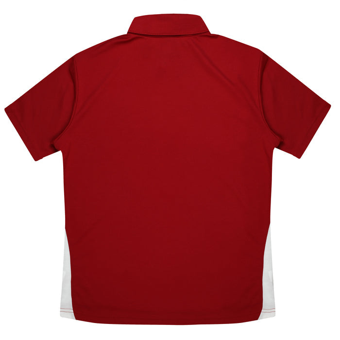 Paterson Kids Polos - RED/WHITE