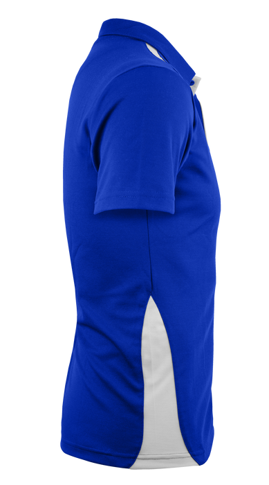 Paterson Mens Polos - ROYAL/WHITE
