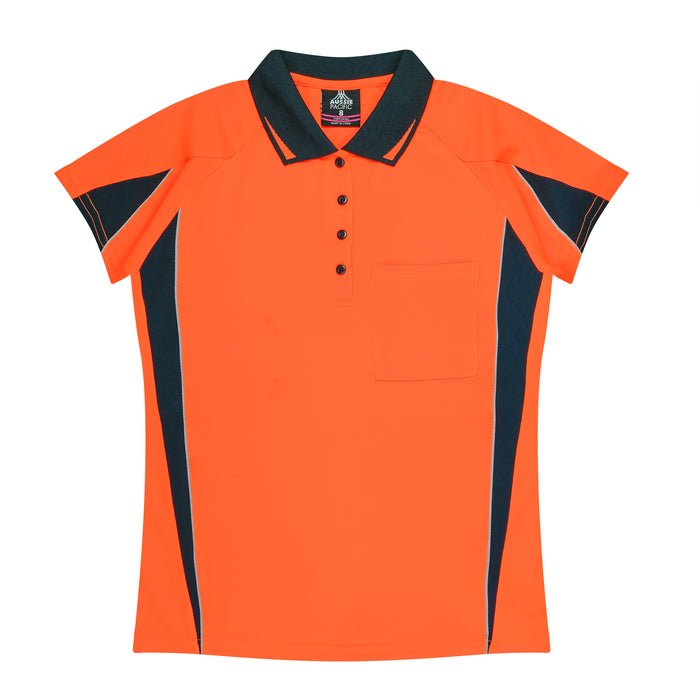 Eureka Lady Polos - ORANGE/NAVY