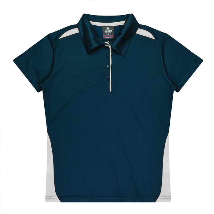Paterson Lady Polos - NAVY/WHITE