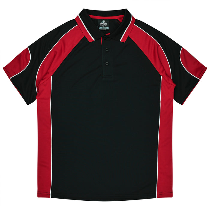 Murray Kids Polos - BLACK/RED