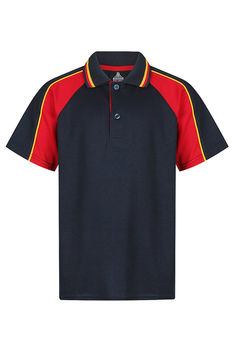 Panorama Kids Polos - NAVY/RED/GOLD