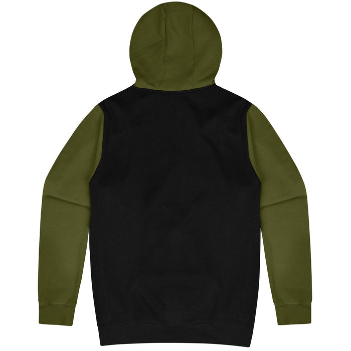 Monash Kids Hoodies - BLACK/MILITARY GREEN