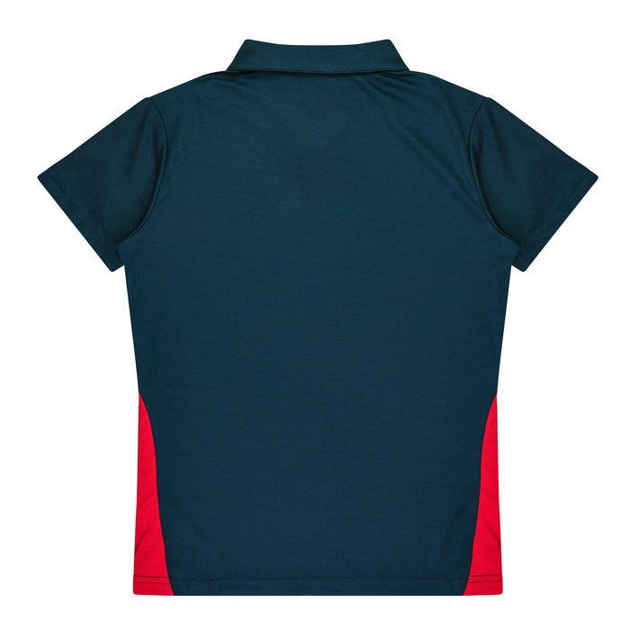 Paterson Lady Polos - NAVY/RED