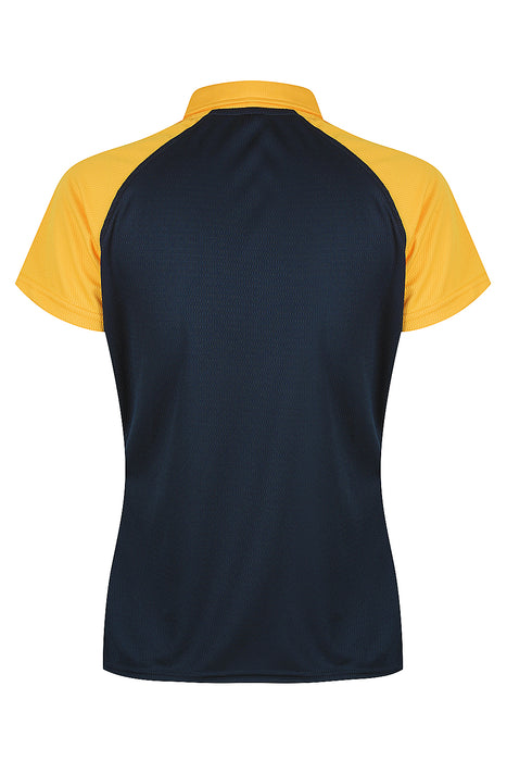 Manly Lady Polos - NAVY/GOLD