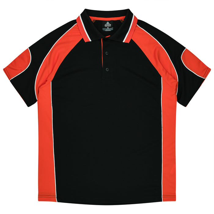 Murray Kids Polos - BLACK/ORANGE