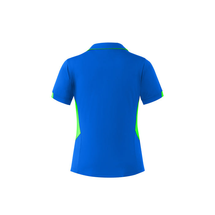 Tasman Lady Polos - CYAN/NEON GREEN