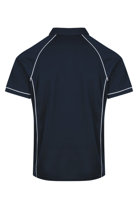 Endeavour Mens Polos - NAVY/WHITE