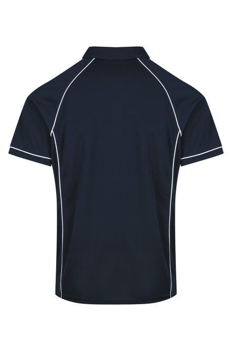 Endeavour Mens Polos - NAVY/WHITE