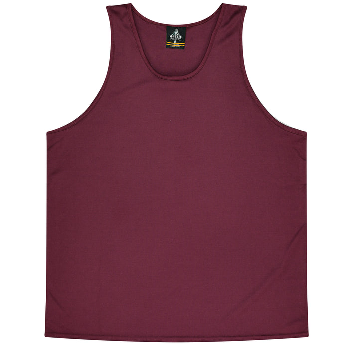 Botany Kids Singlets - MAROON