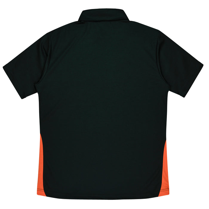 Paterson Kids Polos - BLACK/ORANGE