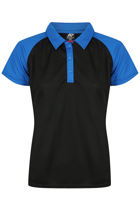 Manly Lady Polos - BLACK/ELECTRIC ROYAL
