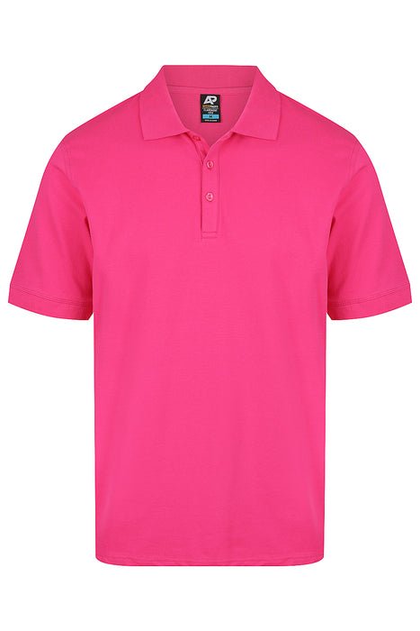Claremont Mens Polos - PINK