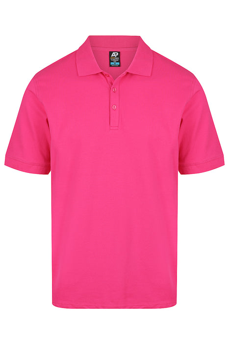 Claremont Mens Polos - PINK