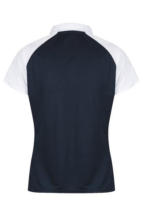 Manly Lady Polos - NAVY/WHITE