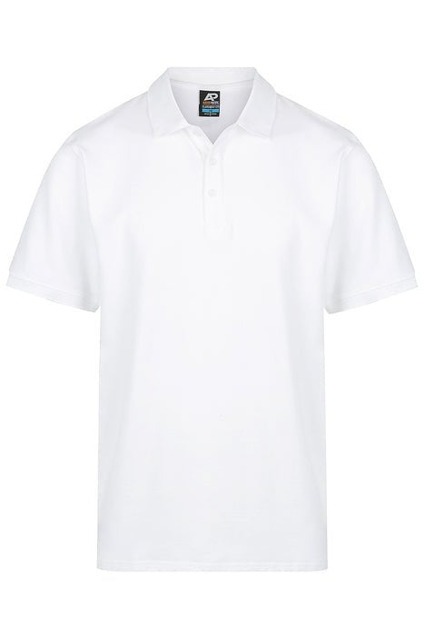 Claremont Mens Polos - WHITE