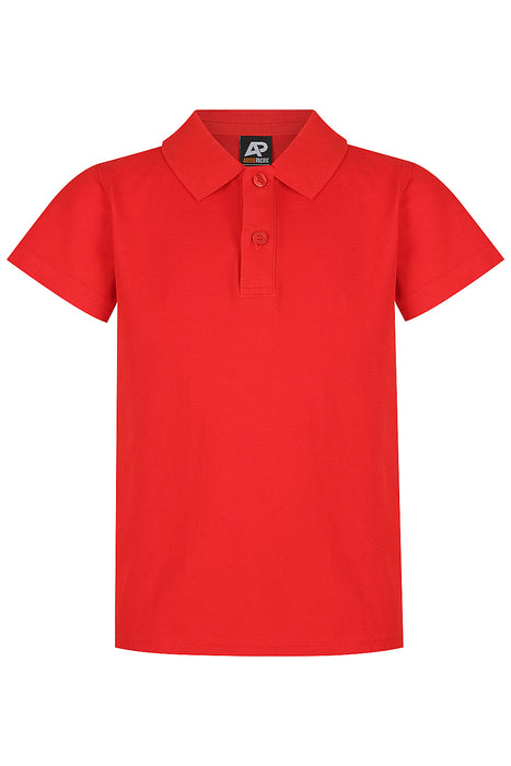 Hunter Kids Polos - RED