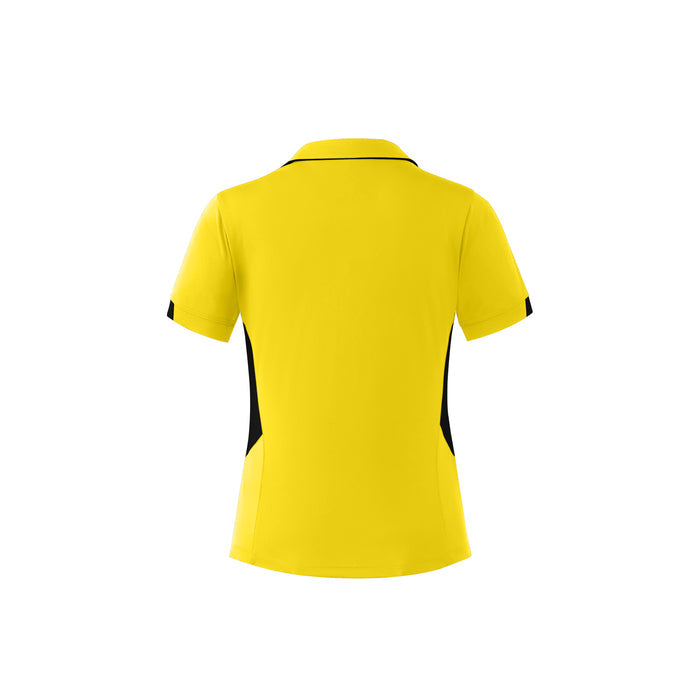 Tasman Lady Polos - NEON YELLOW/BLACK