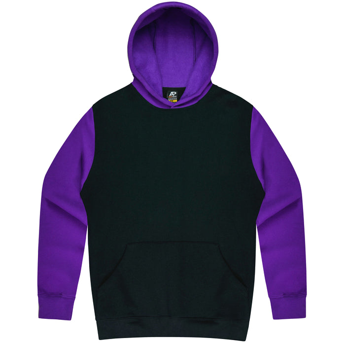 Monash Kids Hoodies - BLACK/ELECTRIC PURPLE
