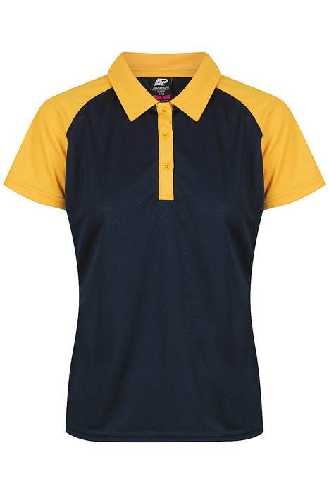 Manly Lady Polos - NAVY/GOLD