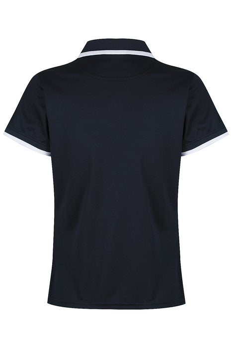 Portsea Lady Polos - NAVY/WHITE