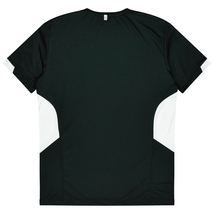 Tasman Mens Tees - BLACK/WHITE