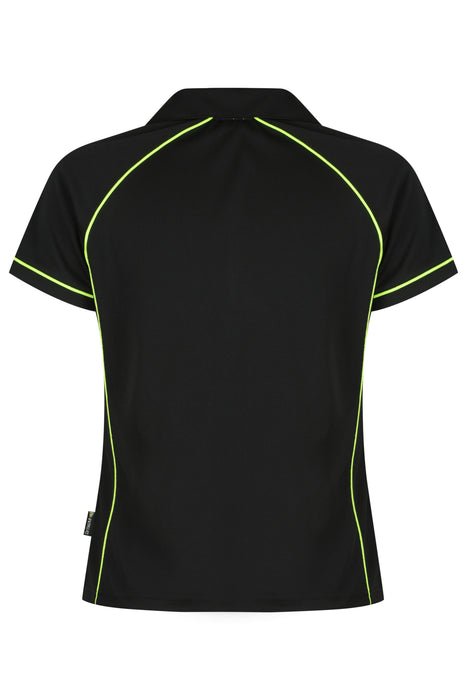 Endeavour Lady Polos - BLACK/GREEN