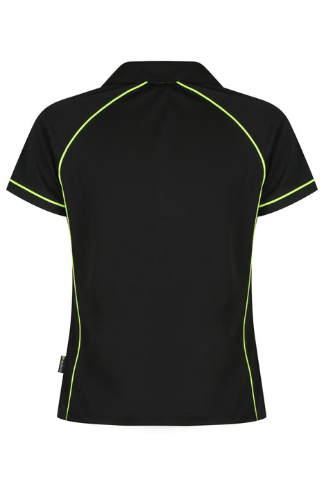 Endeavour Lady Polos - BLACK/GREEN