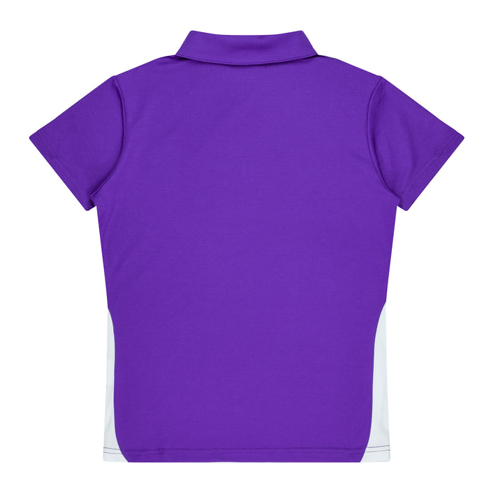Paterson Lady Polos - PURPLE/WHITE