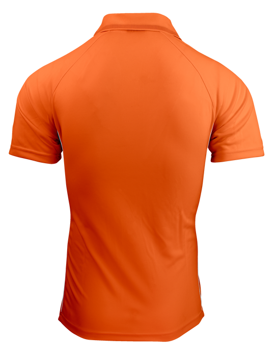 Eureka Mens Polos - ORANGE/CHARCOAL