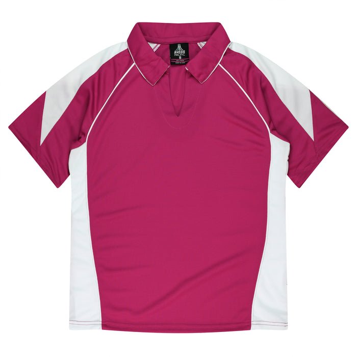 Premier Lady Polos - PINK/WHITE