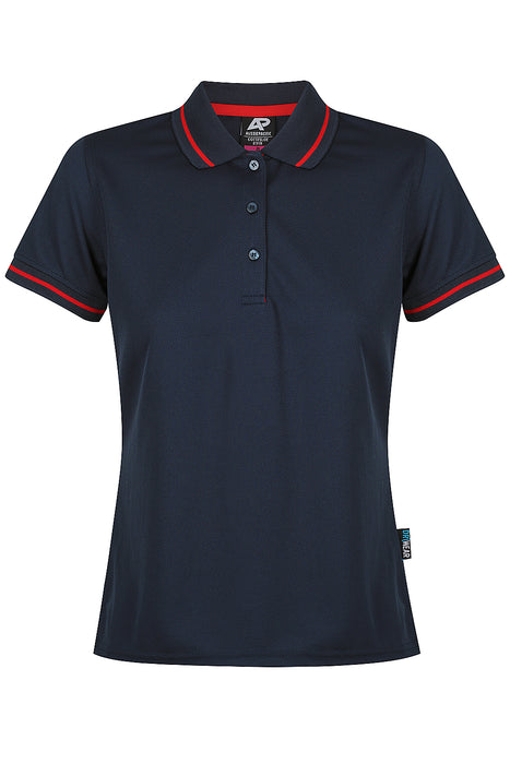 Cottesloe Lady Polos - NAVY/RED