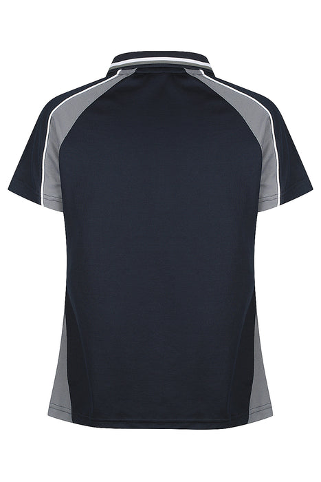 Panorama Lady Polos - NAVY/ASHE/WHITE