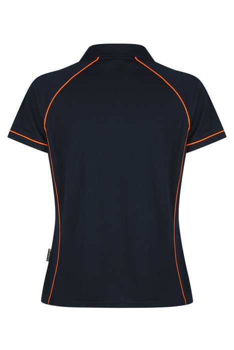 Endeavour Lady Polos - NAVY/ORANGE
