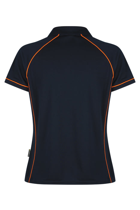 Endeavour Lady Polos - NAVY/ORANGE