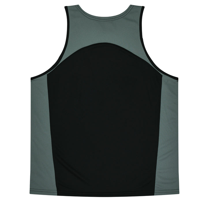 Premier Kids Singlets - BLACK/ASHE