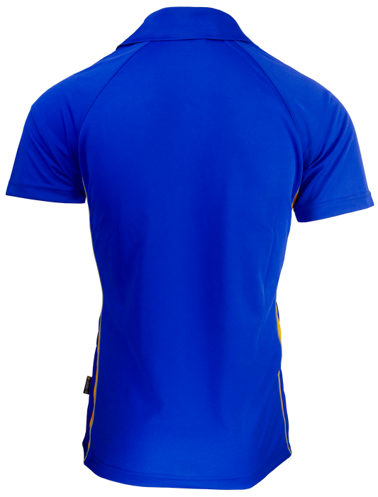 Eureka Mens Polos - ROYAL/GOLD