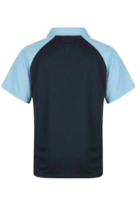 Manly Kids Polos - NAVY/SKY