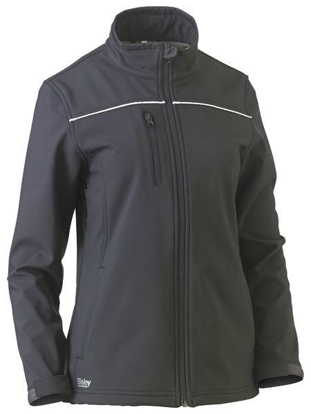 Bisley Women's Soft Shell Jacket BJL6060 - Charcoal front