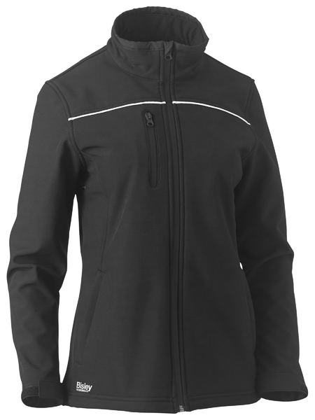 Bisley Women's Soft Shell Jacket BJL6060 - Black front